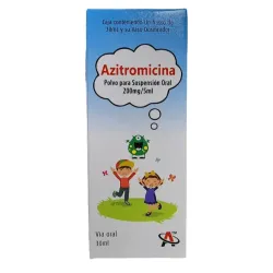 🍼 Azitromicina (Pomo de 30 ml de 200 mg/5 ml)