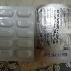 💊 Carbonato de Calcio + D3 (10 tab 240 mg+400 UI)