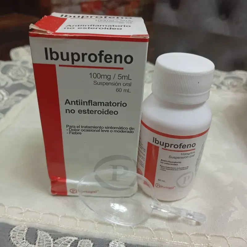 🍼 Ibuprofeno (pomo de 100 mg/5 ml)