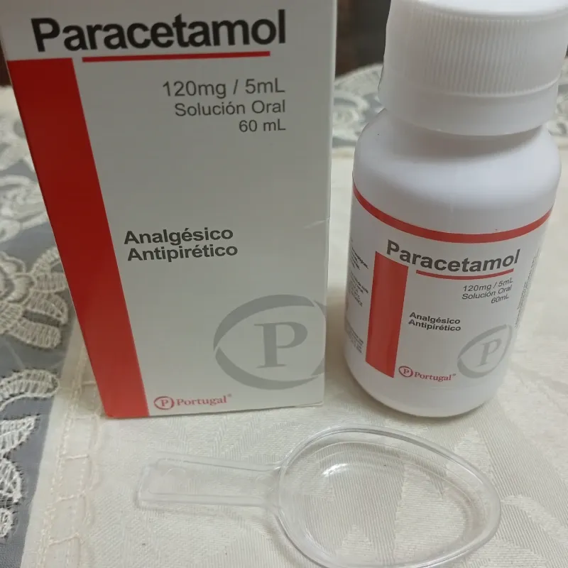 馃嵓 Paracetamol (pomo de 120 ml, sabor a fresa)
