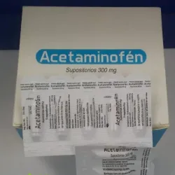 🍼 Supositorios Acentaminofen (300 mg)