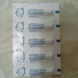 🍼  Supositorios de Diclofenaco (12.5 mg)
