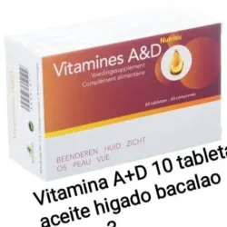 💊 Vitamina A+D (10 perlas de 3000 y 300 U.I)
