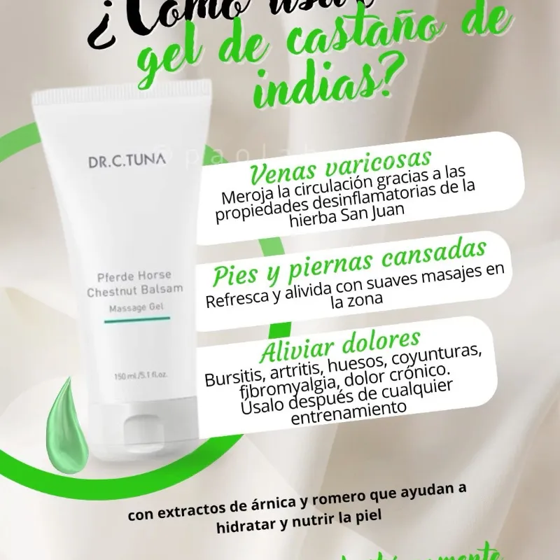 Gel de Castañas de la India para Varices