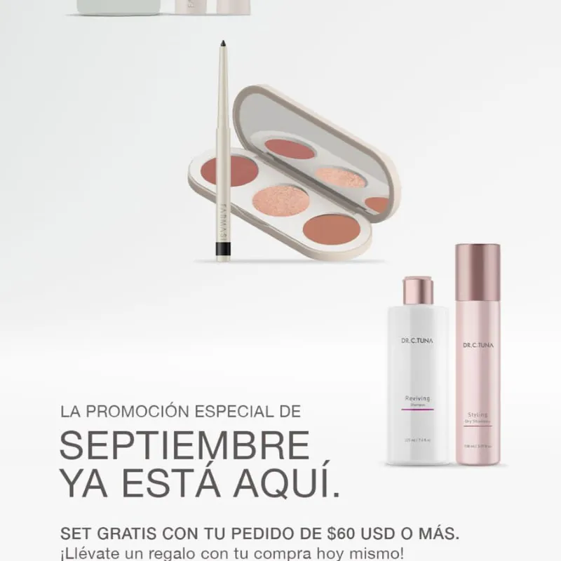 Llévate un set gratis con tu compra de más de $60