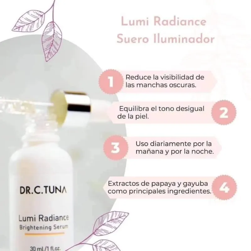 Serum iluminador y aclarante