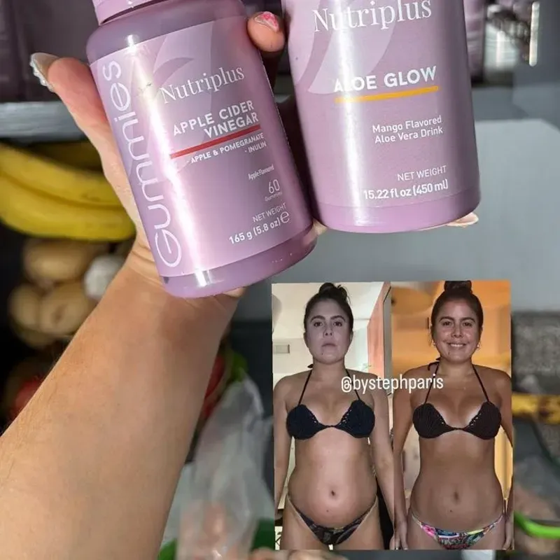 Aloe Glow Nutrición 450 ml (Para la acidez, gastritis, úlceras, hinchazón y el control de peso)