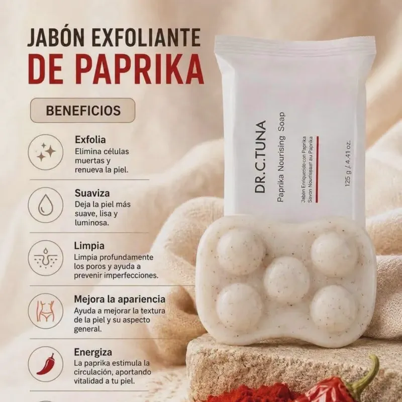Jabón Exfoliante PAPRIKA y Chili