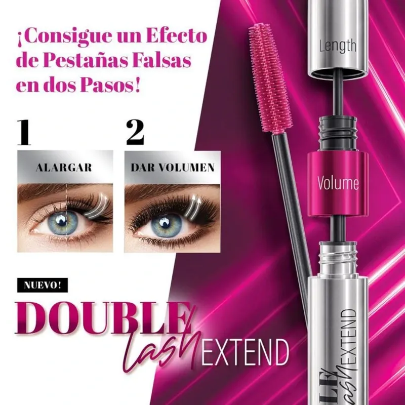 Mascara pestañas Double Lash