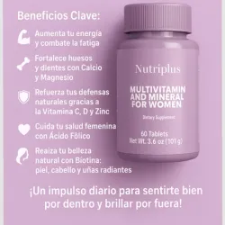 Multivitaminas para mujer