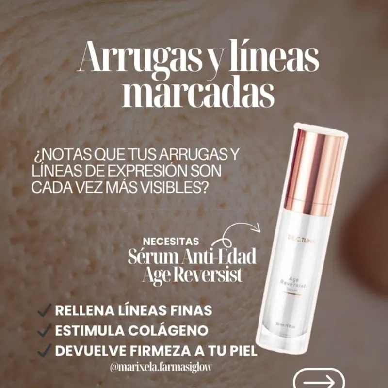 Suero Age Reversing (35 a 45 años) revertir arrugas