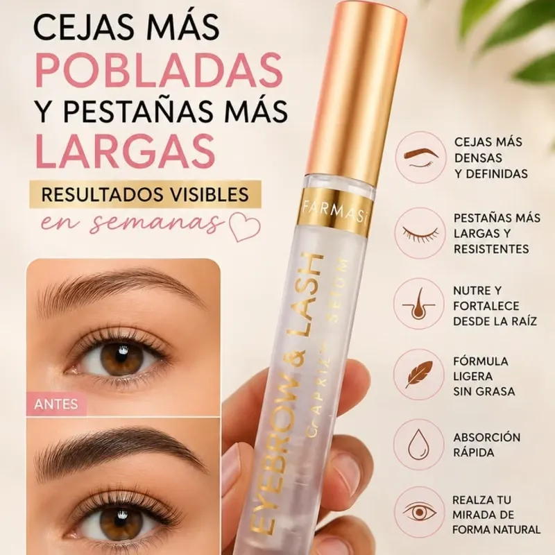 Suero alargador de pestañas y cejas