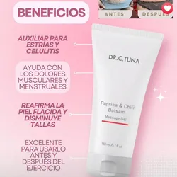 Dr. C. Gel de Masaje Bálsamo de Atún, Pimentón y Chile