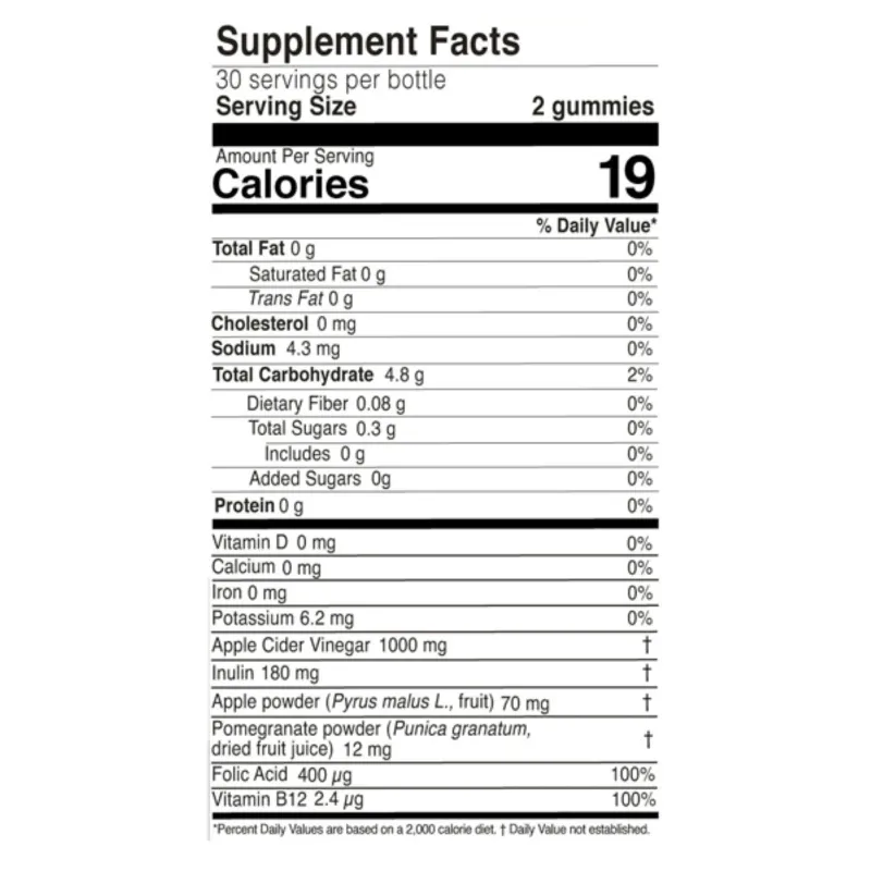 Gomitas Nutriplus - Vinagre de manzana