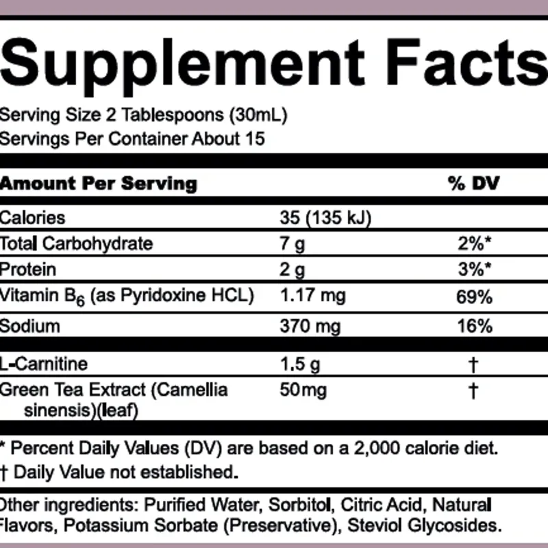 Nutriplus L-Carnitina Manzana y Melocotón