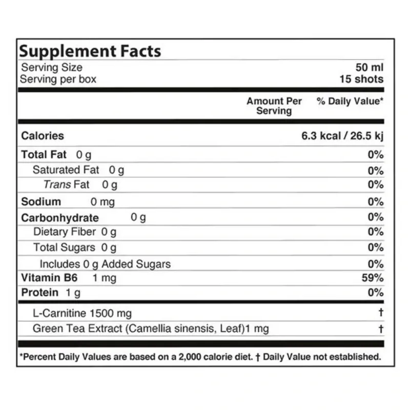 Nutriplus L Carnitina Shot