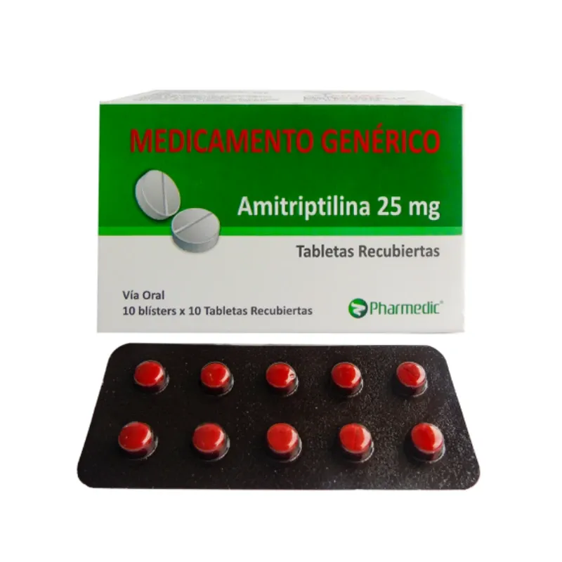 AMITRIPTILINA 10TAB 25mg