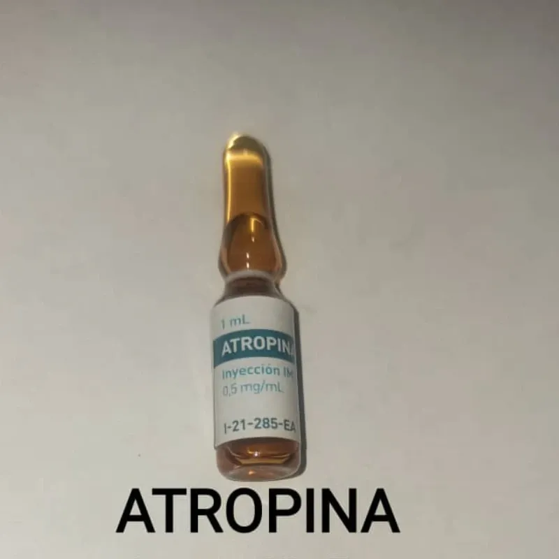 ATROPINA INYECTABLE 1ML 0.5mg  (ampula)