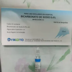 BICARBONATO DE SODIO 8.4% 10ml (AMPULA)