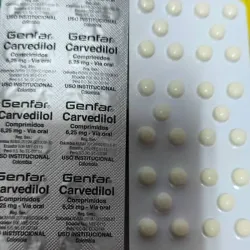CARVEDILOL 30TAB 6.25mg