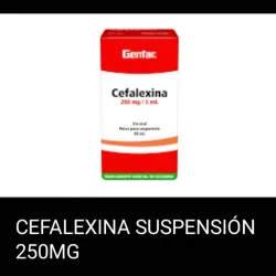 CEFALEXINA EN SUSPENSION 250mg 5ml