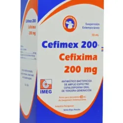 CEFIXIMA EN SUSPENCION  (200mg/60ml)