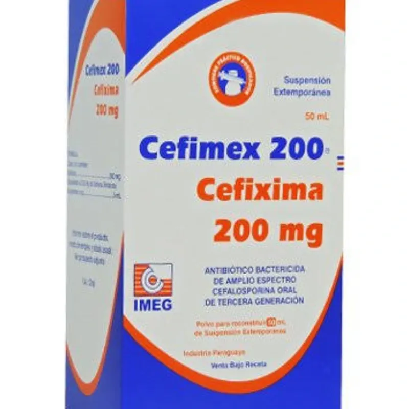 CEFIXIMA EN SUSPENCION (200mg/60ml)