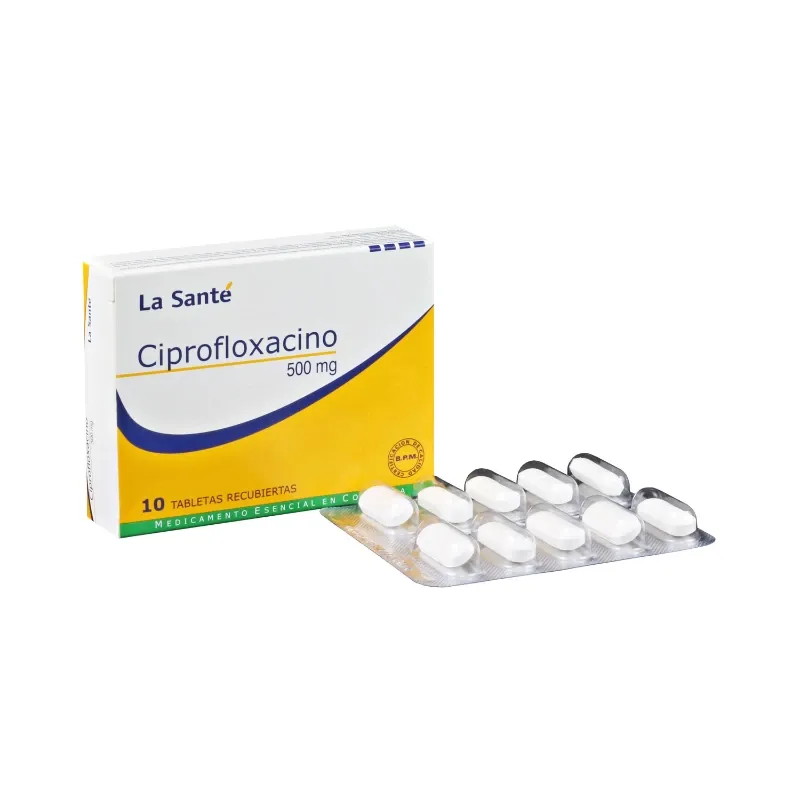 CIPROFLOXACINO 10TAB 500mg