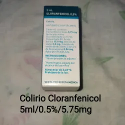 CLORANFENICOL EN COLIRIO 5ML 0.5% 5.75mg