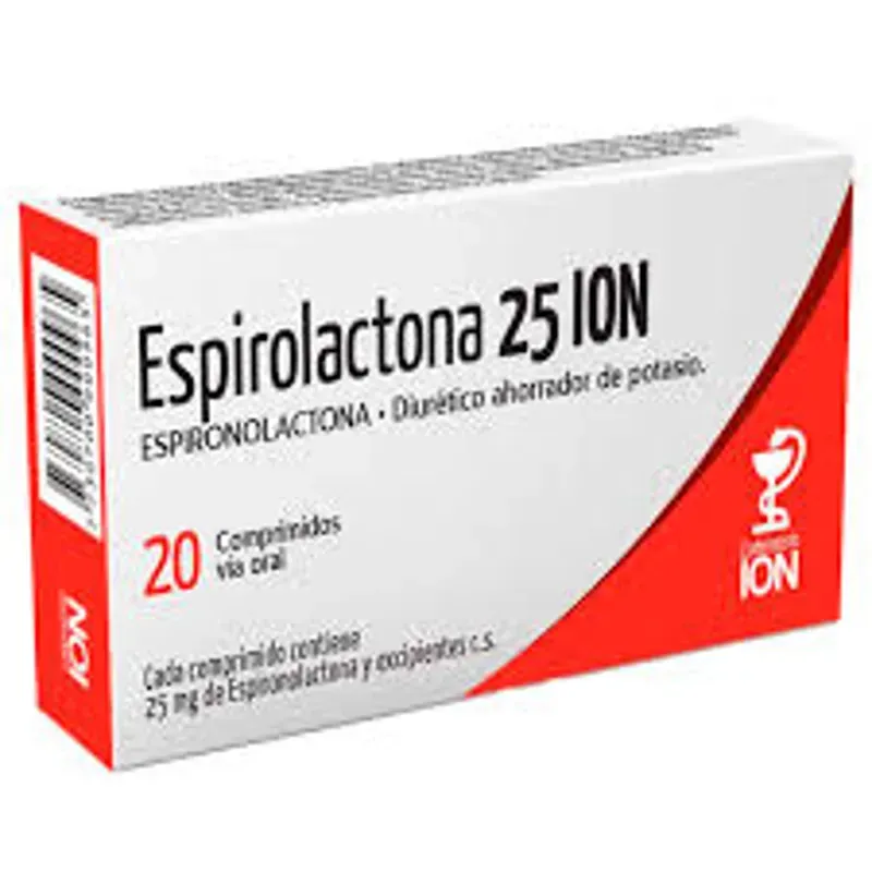 ESPIRINOLACTONA 20 TAB 25mg