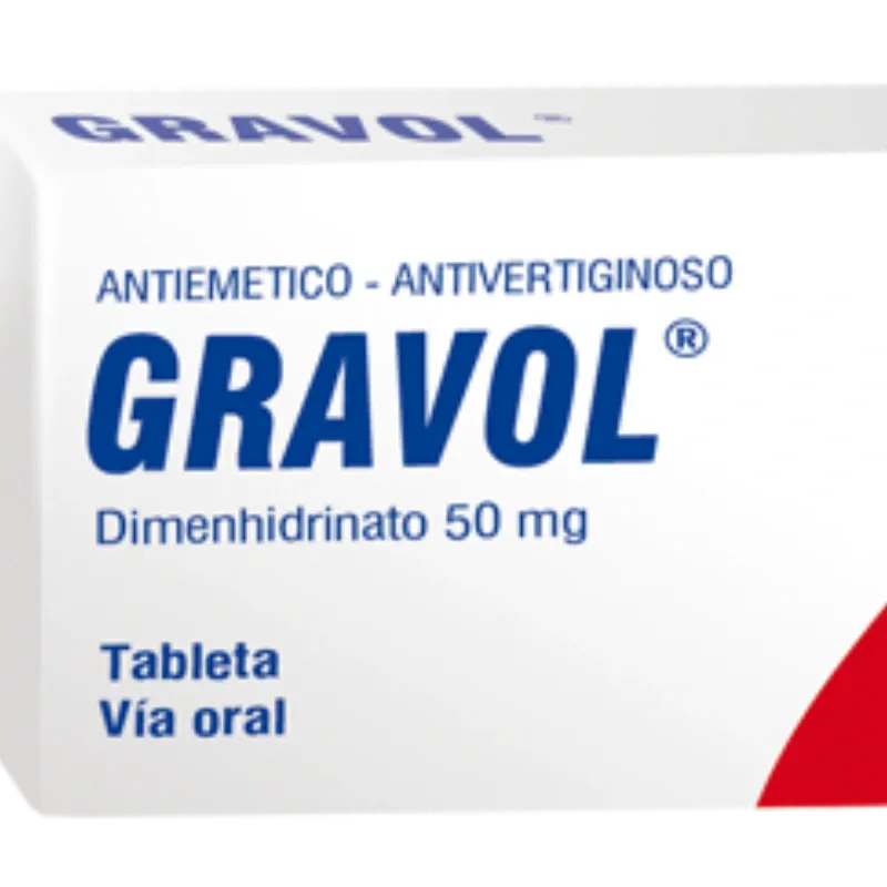 GRAVINOL 10TAB 50mg