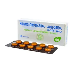 HIDROCLOROTIAZIDA 10TAB 25mg