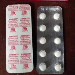 KETOTIFENO 10TAB 1mg