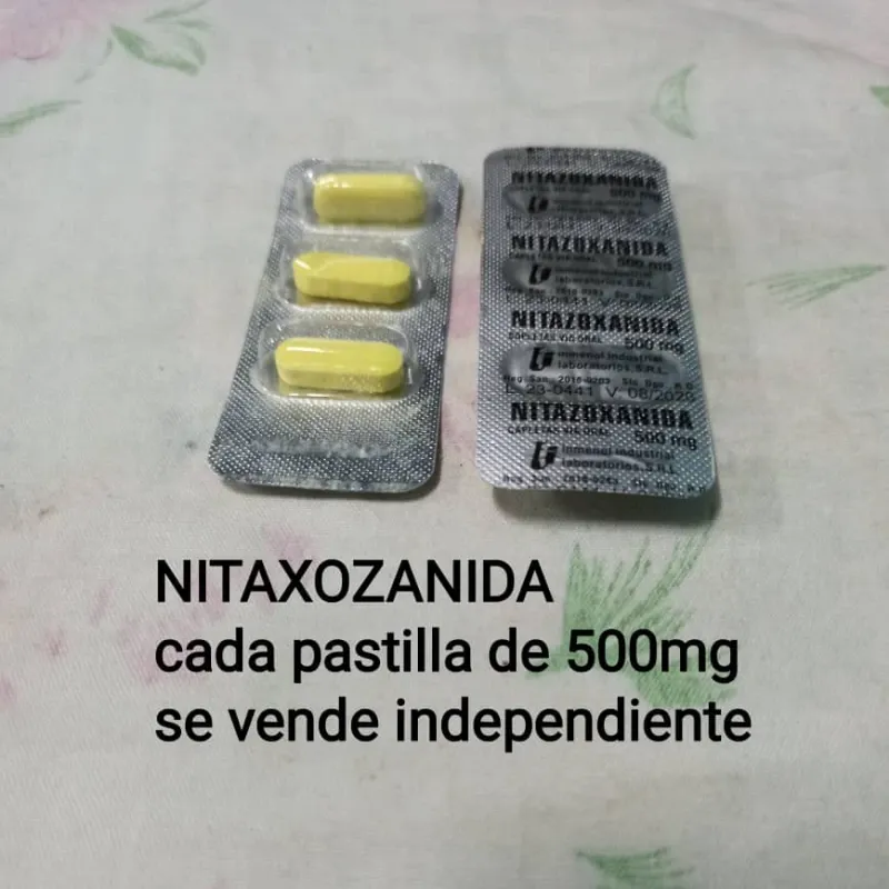 NITAZOXANIDA 1TAB 500mg (venta x tab)