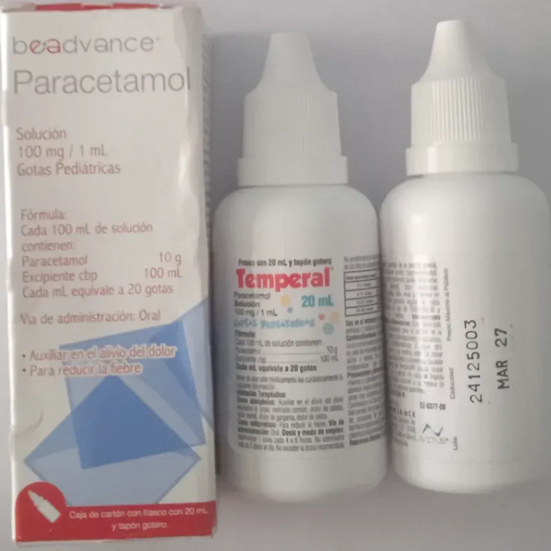 Paracetamol Suspensión Pediatrico  20ml (1ml100mg)
