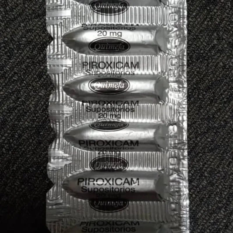 PIROXICAM (Supositorio) 6TAB 20mg