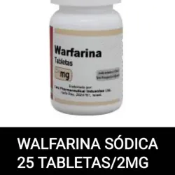 WAFARINA 25TAB 2mg (frasco)