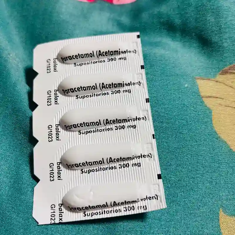 Paracetamol supositorio