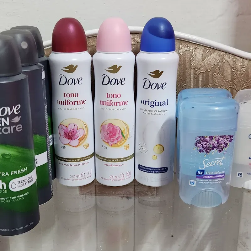 Desodorante dove de hombre y mujer 