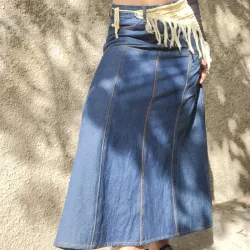 Maxi Falda y crochet