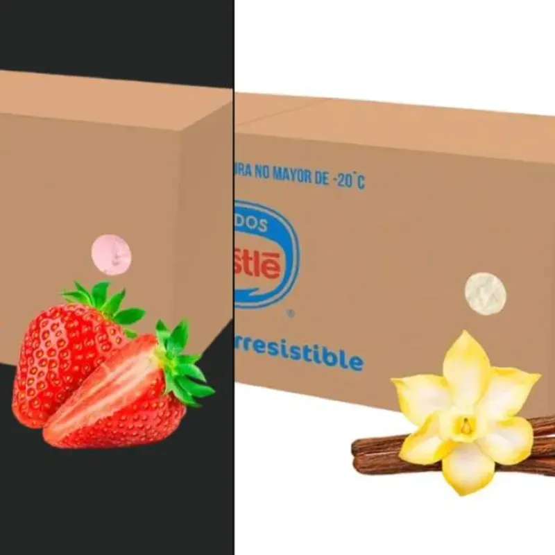 Caja de helado Nestle 
