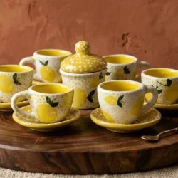 JUEGO DE TAZA CON AZUCARERA