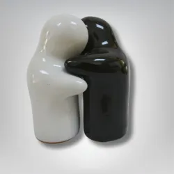 SILUETA BLANCA Y NEGRA YIN-YAN