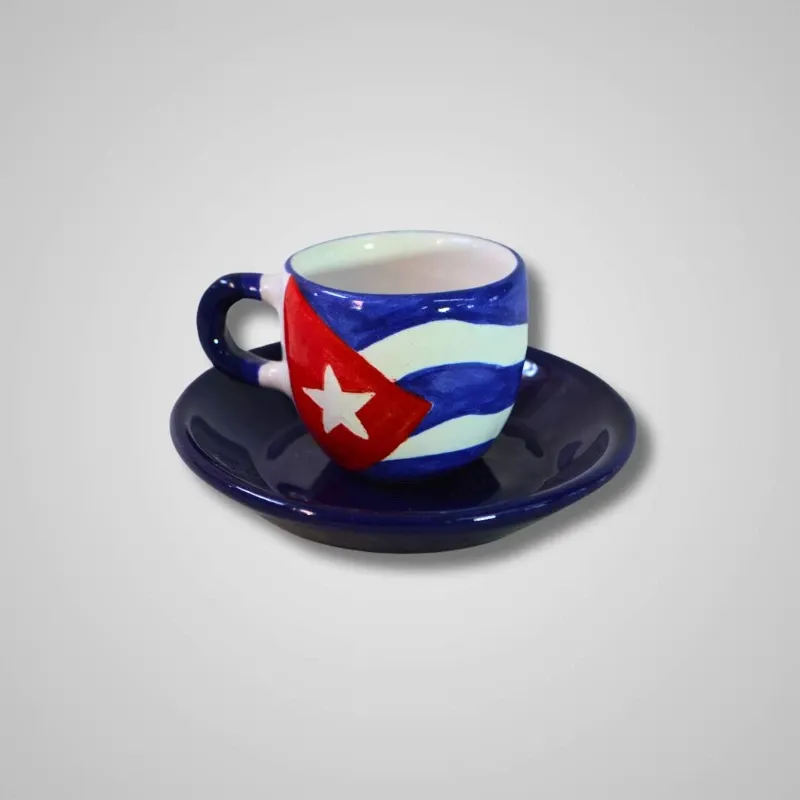 Taza Café 🇨🇺/ Platillo Azul 