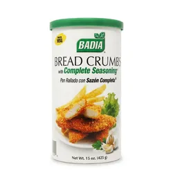 Pan rallado con sazón completo