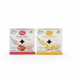 Yogurt ( natural fresa platanito)