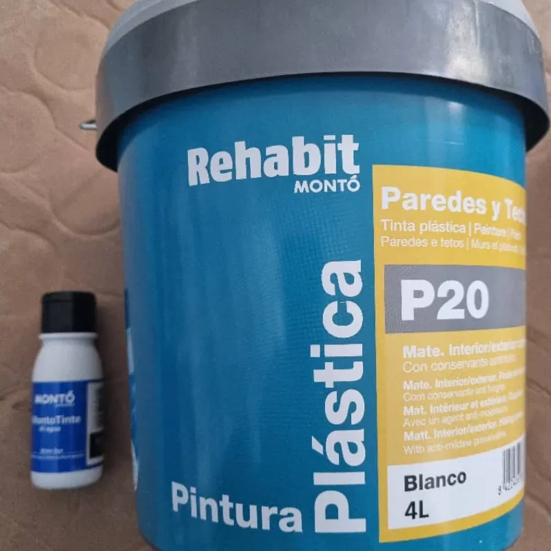 Pintura negra y blanca con pigmento 