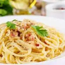 Spaghetti con queso Blanco 