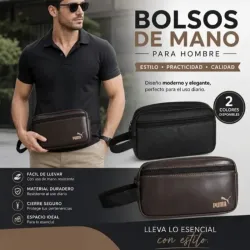 Bolso de mano de hombre