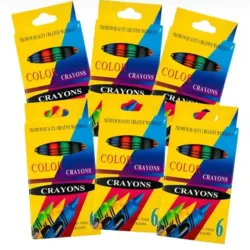 Caja de 6 crayolas
